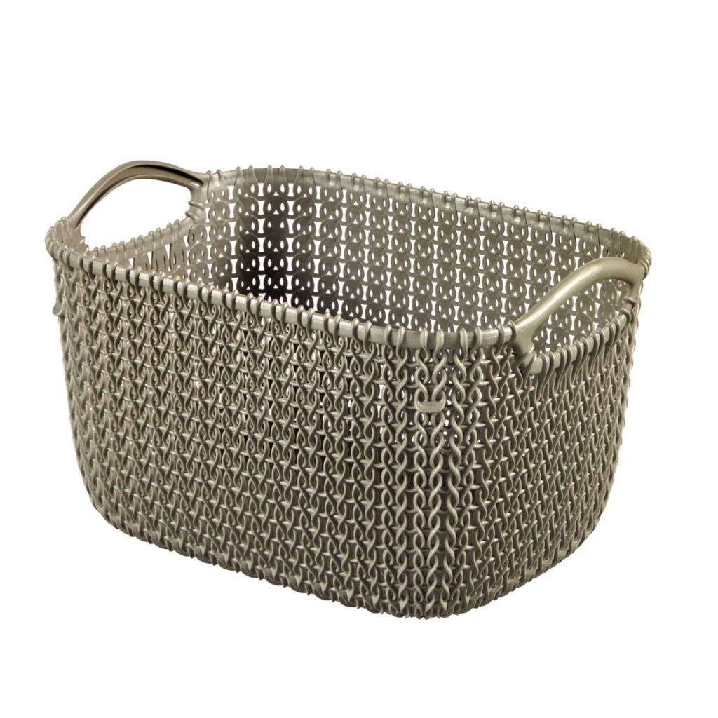 Curver Curver Storage Basket dzianin Wygląda na 8l brązowy