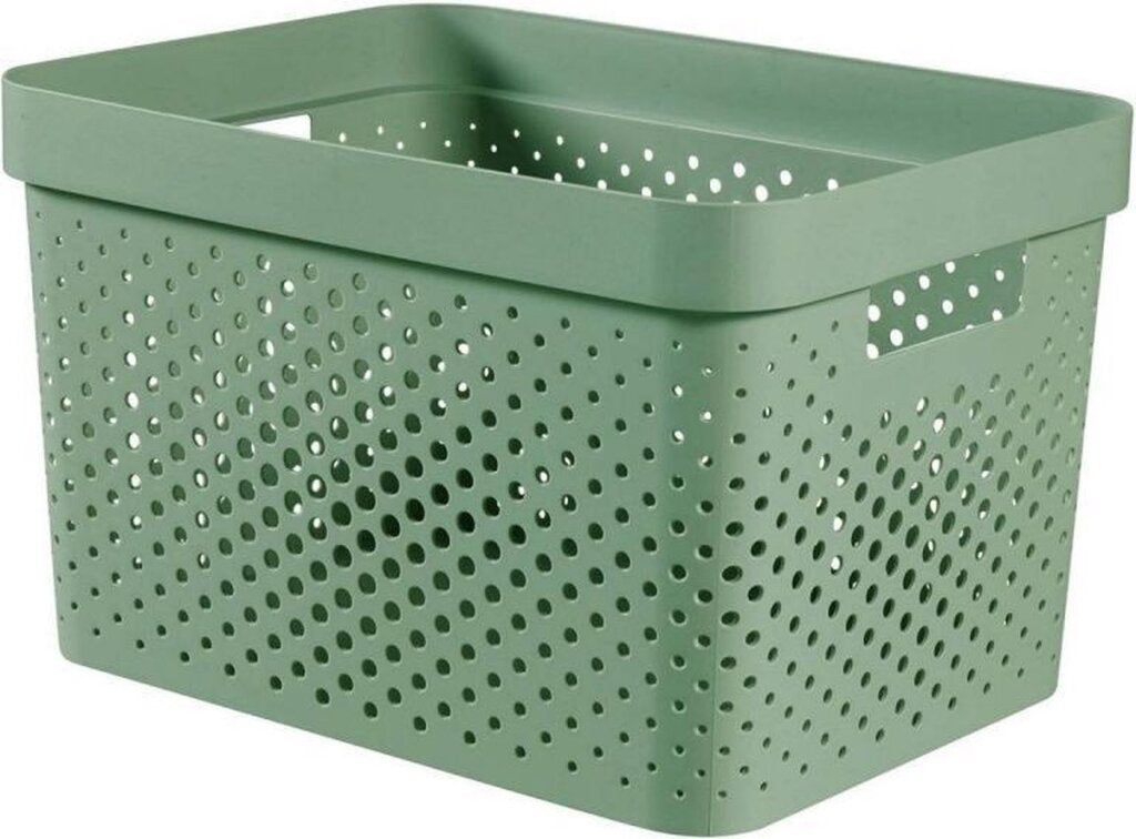 Currver Currver Infinity verwäert Dots Späicherbox 17 Liter gréng