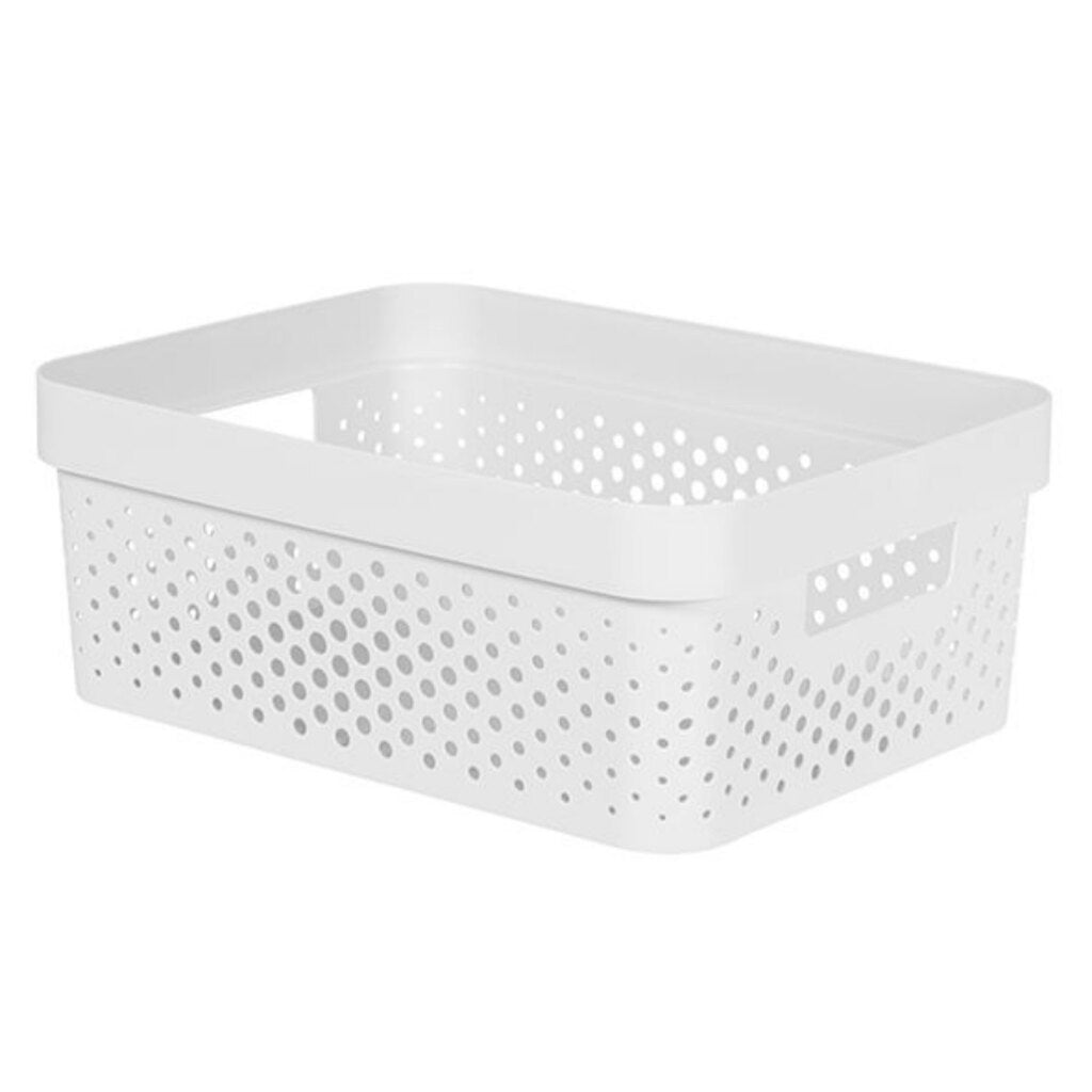 Criver Infinity Punkte Box 11l 35.6x26.6x13.6 cm wäiss