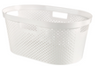 Curver infinity wasmand dots 40l - 100% recycled wit