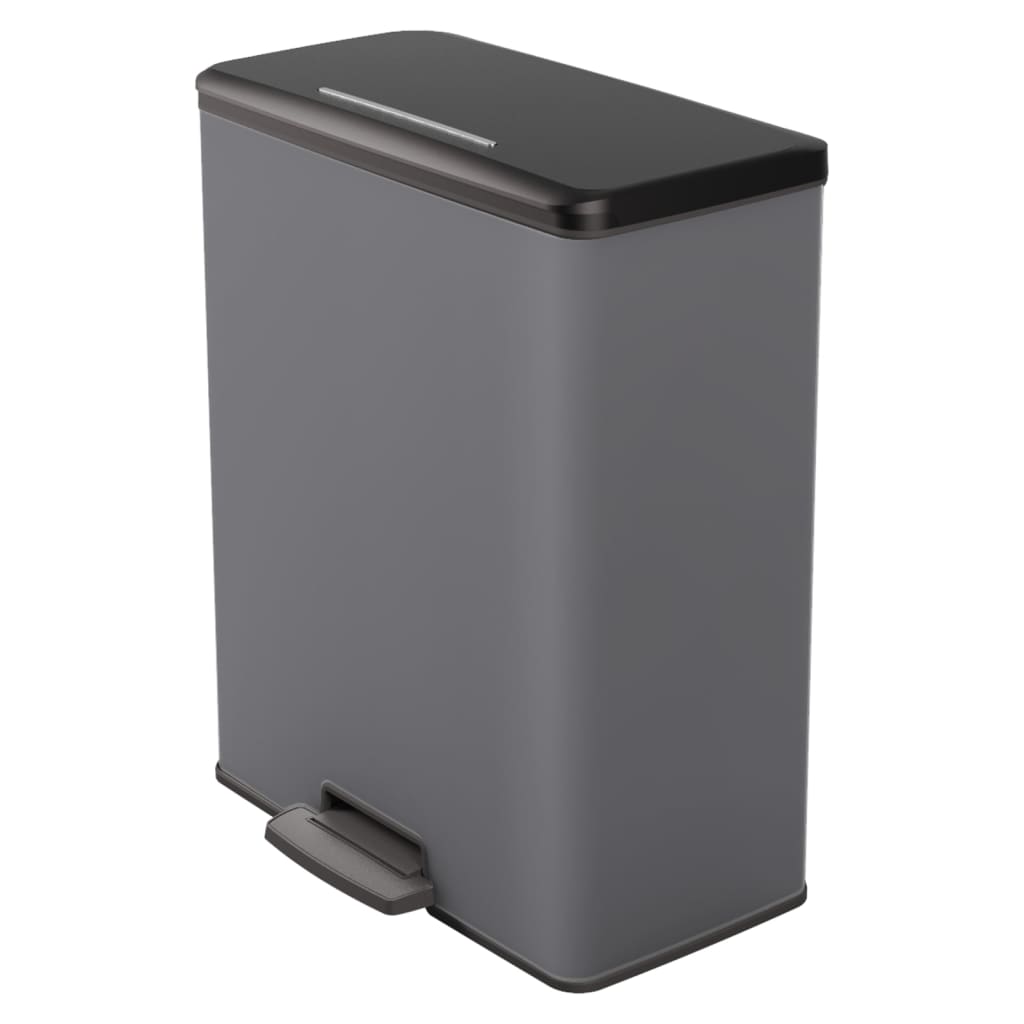 CHREVER CHREVER PEDAL BIN Deco Rechteckige 65 l Kühlung Grau