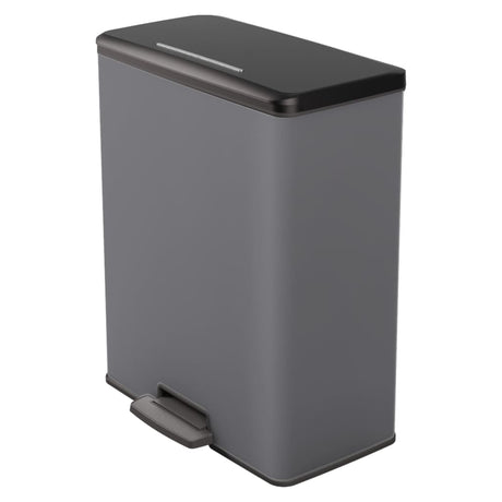 Kurver Curver Pedal Bin Deco Rectangular 65 L chlazení šedé