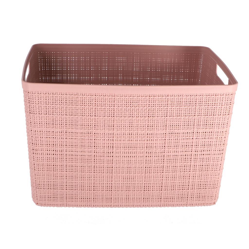 Curver Curver Storage Basket Jute-Look 20L Pink