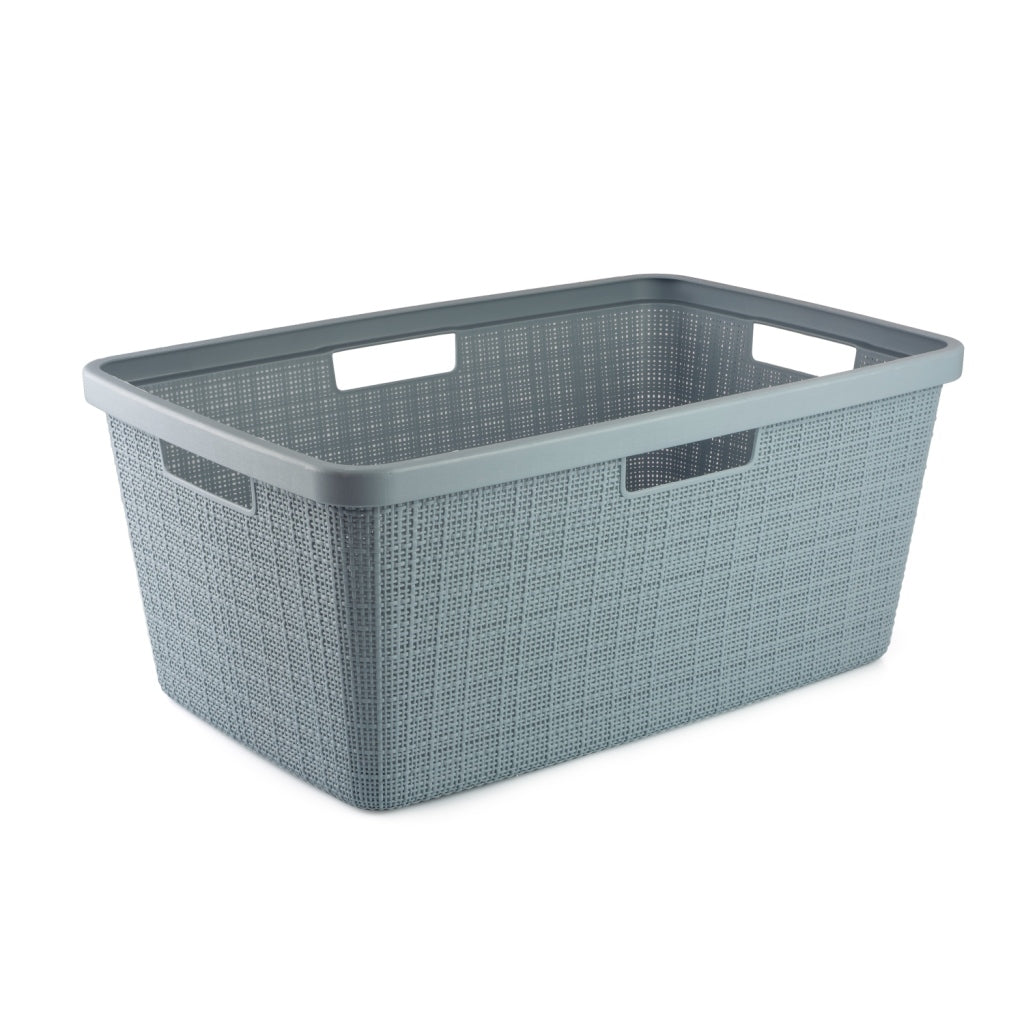 Curver Curver Jute Wasmand 46 Liter Smokey Grey