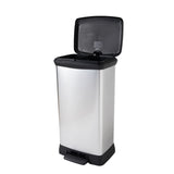 Capanver Dekobin Duo Pedal Bin 23. 23L Sëlwermetall