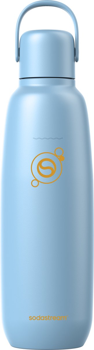 Sodastream 0.9l fizz go™ roestvrijstalen bruiswaterfles (ice)