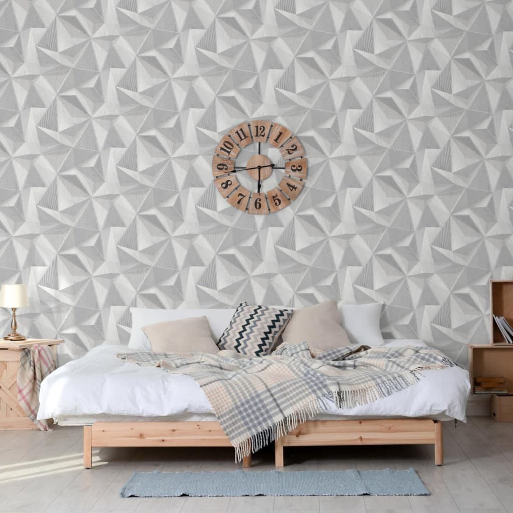 Dutch wallcoverings behang onyx lichtgrijs