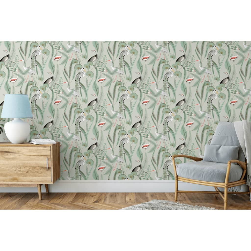 Dutch Wallcoverings Dutch Wallcoverings Wallpaper Mint colored