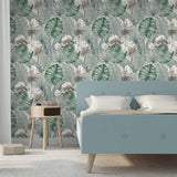 Dutch Wallcoverings Dutch Wallcoverings Wallpaper Eden Gray and Light green