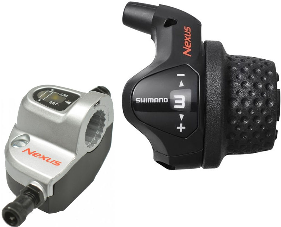 Turner 3 Speed ​​Shimano Nexus SL -3S41E con cables y Clickbox - Negro (Embalaje del lugar de trabajo)