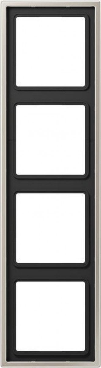 Jung aluminium staal chroom afdekraam schakelmateriaal - es2984 - e28cp