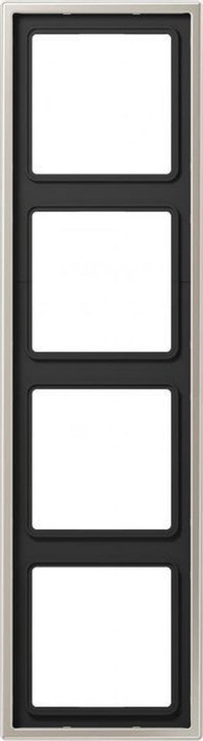 Jung aluminium staal chroom afdekraam schakelmateriaal - es2984 - e28cp