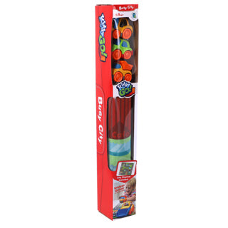 Kiddygo kiddy go speelmat met 3 auto's pre school | 12 stuks