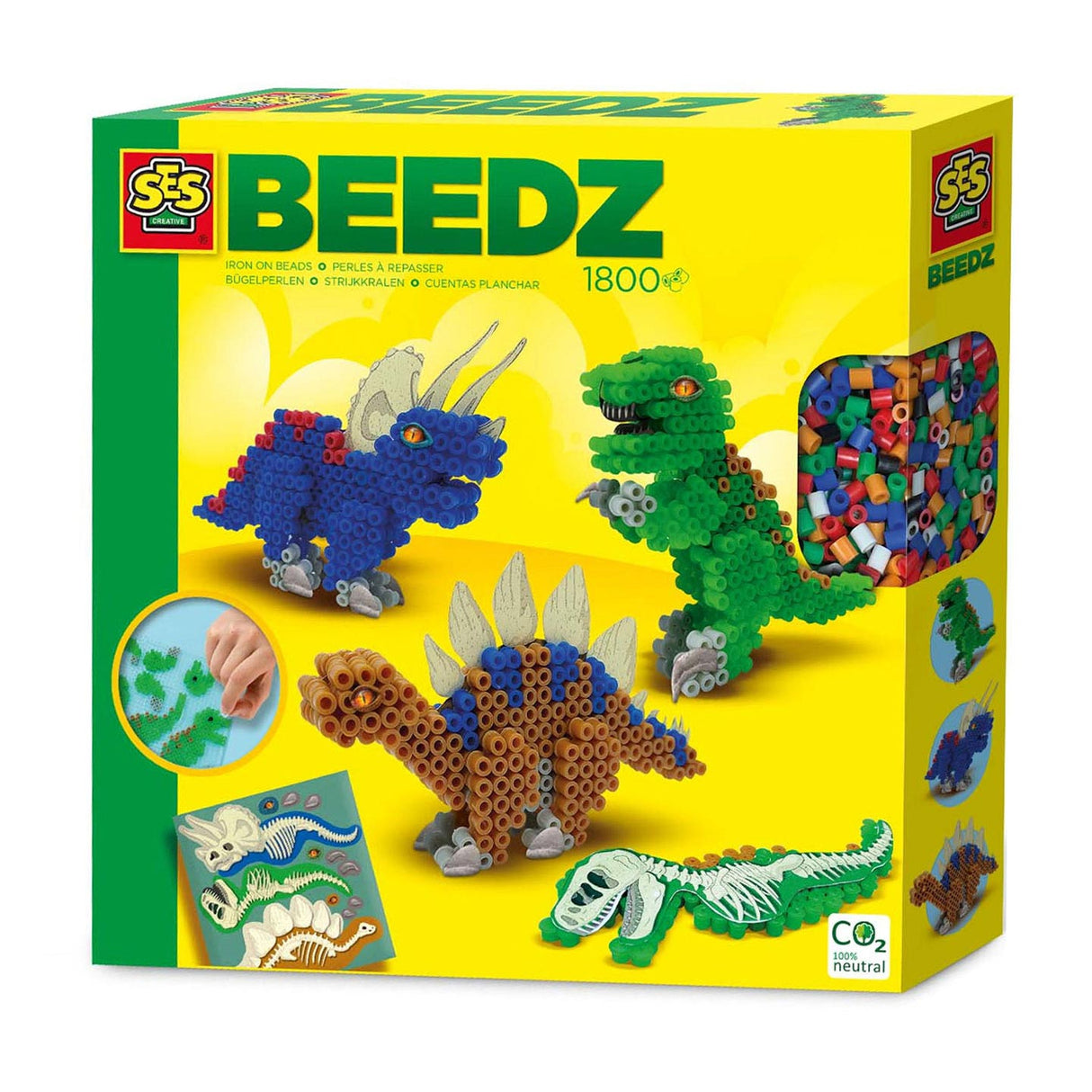 SES Creative Beedz String Beads - Dinoos