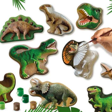 Ses creative ses gips gieten en schilderen - dinowereld