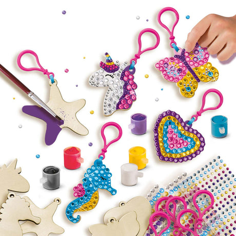 Ses creative ses diamond painting - houten sleutelhangers