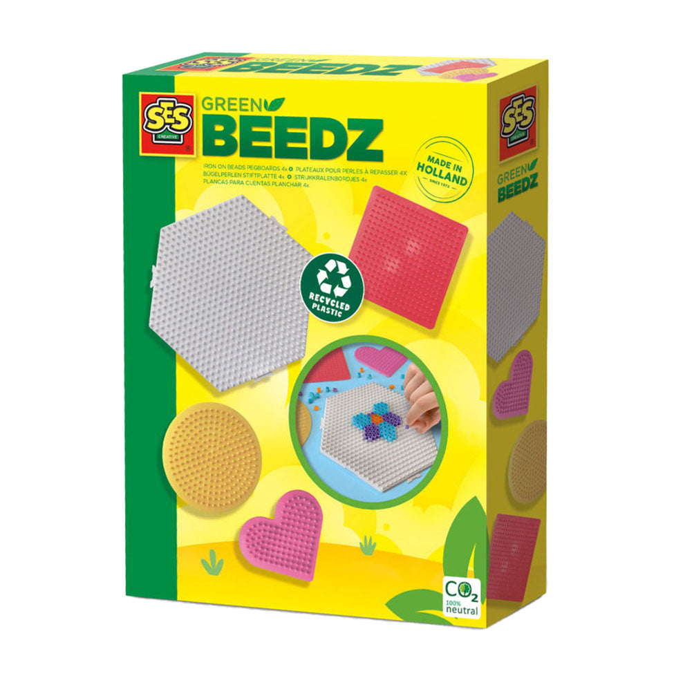 Ses Green Beedz ironing beads shelves, 4st.