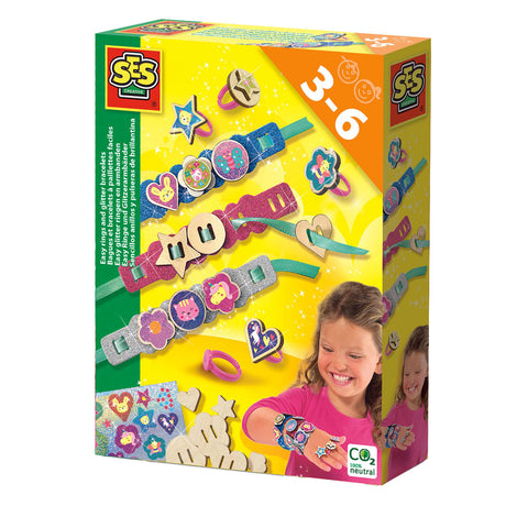 Ses creative ses easy glitter ringen en armbanden