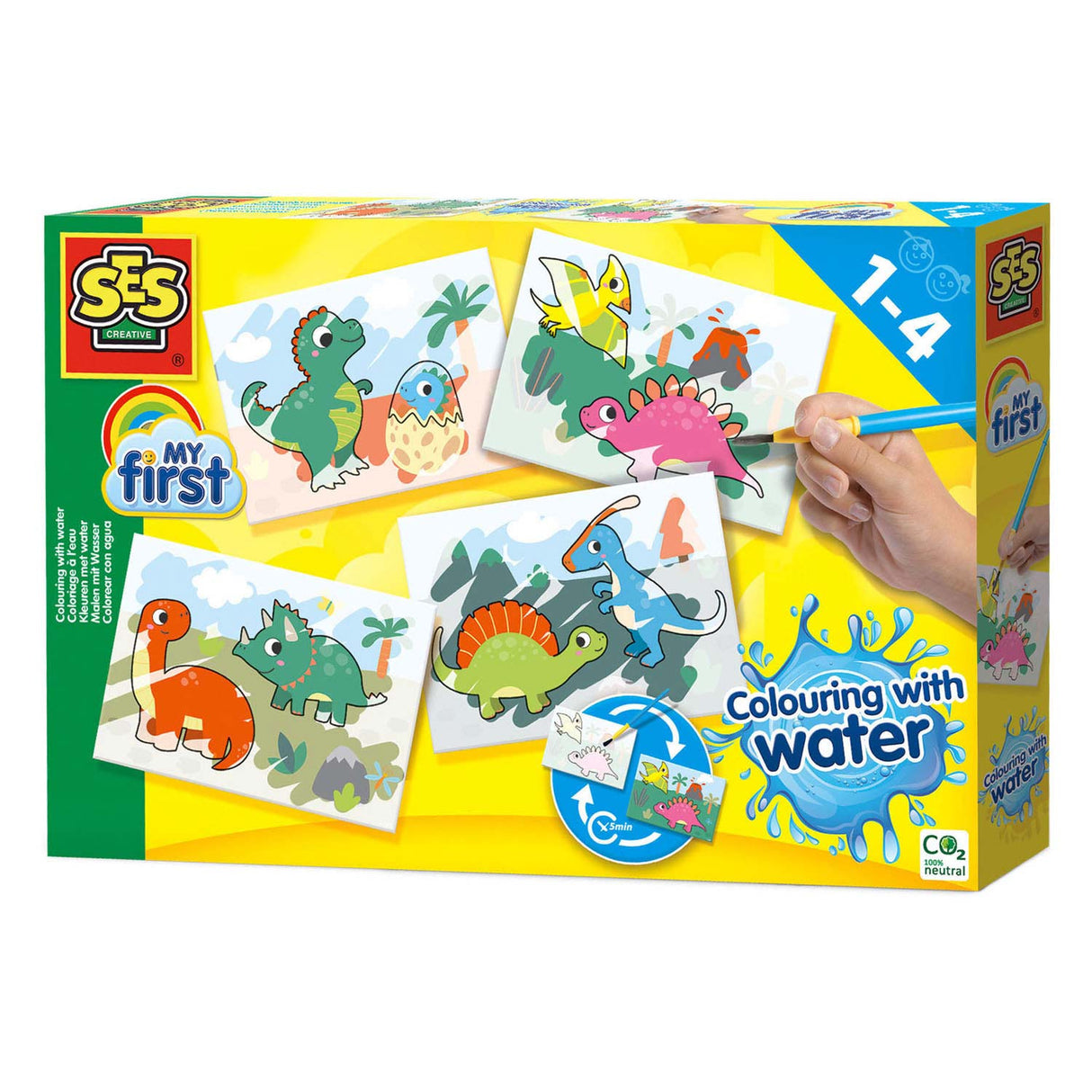 SES meine ersten Farben mit Wasser - Dinos