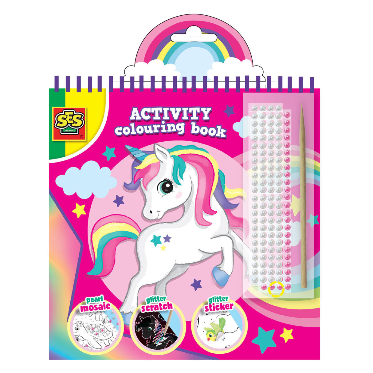 SES Do Coloring Book Glitter 3 en 1