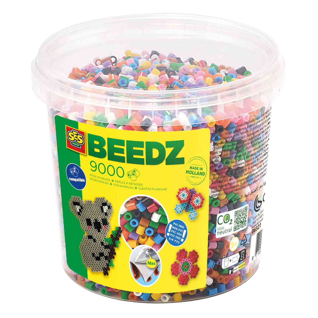 SES mix ironing beads, 9000st.