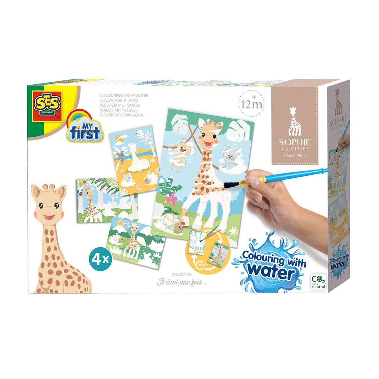 Ses my first sophie la girafe kleuren met water