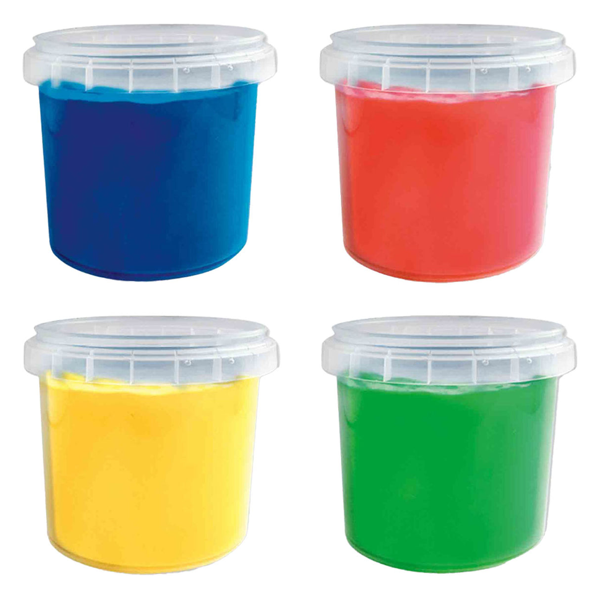 Ses vingerverf primaire kleuren, 4x110ml