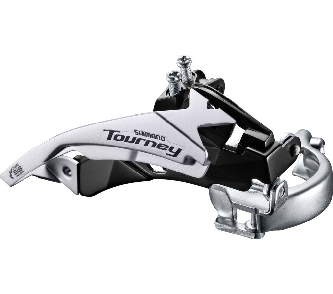 Shimano Voorkerailleur 3 x 6 7-rychlostní turnaj FD-Ty510 Top Swing Dual Pull Lage Klem 42T (66-69 °)