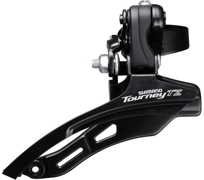 Shimano Voorkerailleur 6 Tourney de 7 velocidades TZ FD-TZ500 Down Swing Top Tull High Clamp Ø28.6 mm 42T