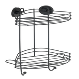 Wenko 1069607 - vacuum-loc hoekrek 2-laags zw. | 1 stuks