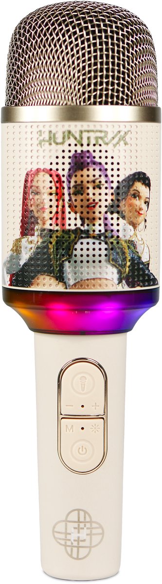 Otl technologies kpop demon hunters - huntr x - golden - draadloze karaoke microfoon voor kinderen - led lichteffect - speaker - stemeffecten