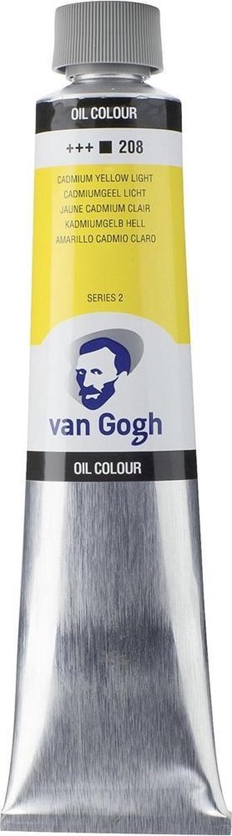 Van gogh olieverf tube 200 ml cadmiumgeel licht 208