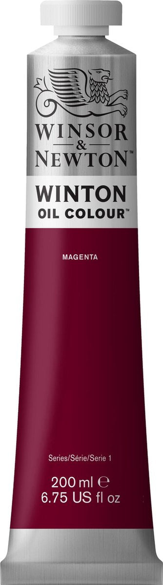 Winsor newton winton oil colours 200ml magenta