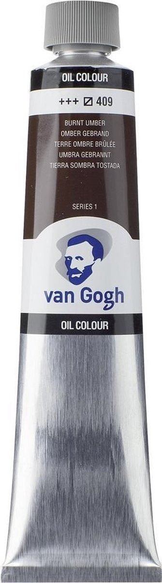 Van gogh olieverf tube 200 ml omber gebrand 409
