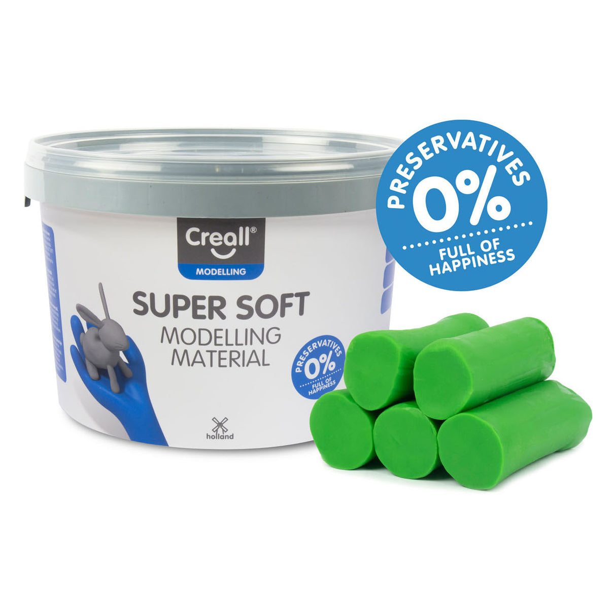 Creall Smersoft Clay Green, 1750gr.