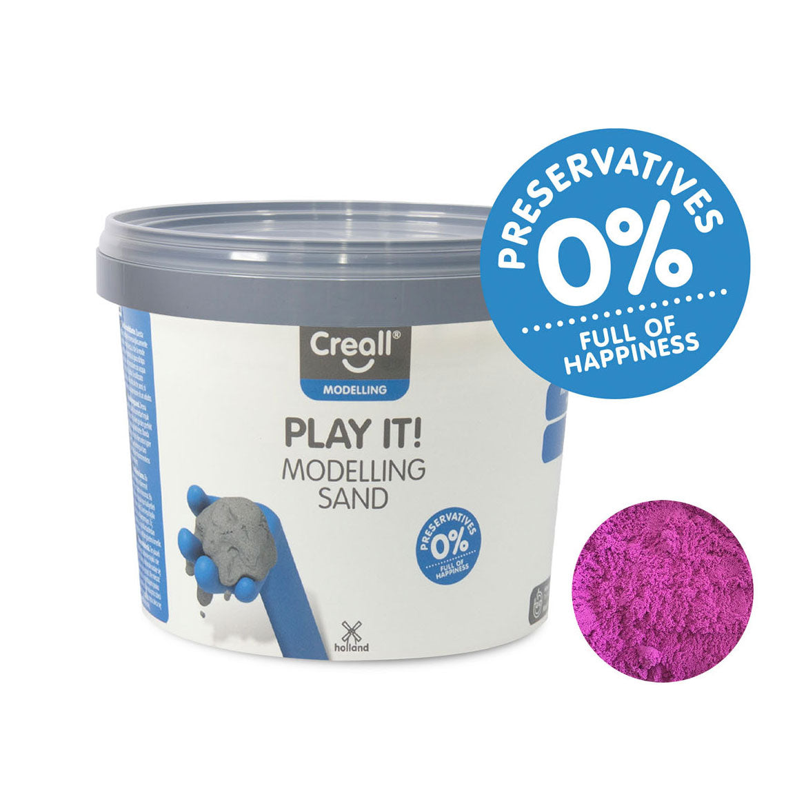 Creall Play It Speelzand Purple, 750gr.