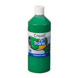 Creall Transparent Paint Green, 500 ml