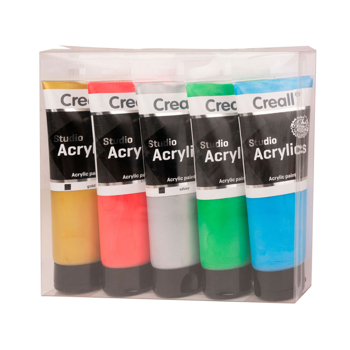 Creall Studio Acryl Paint Metallic, 5x120ml