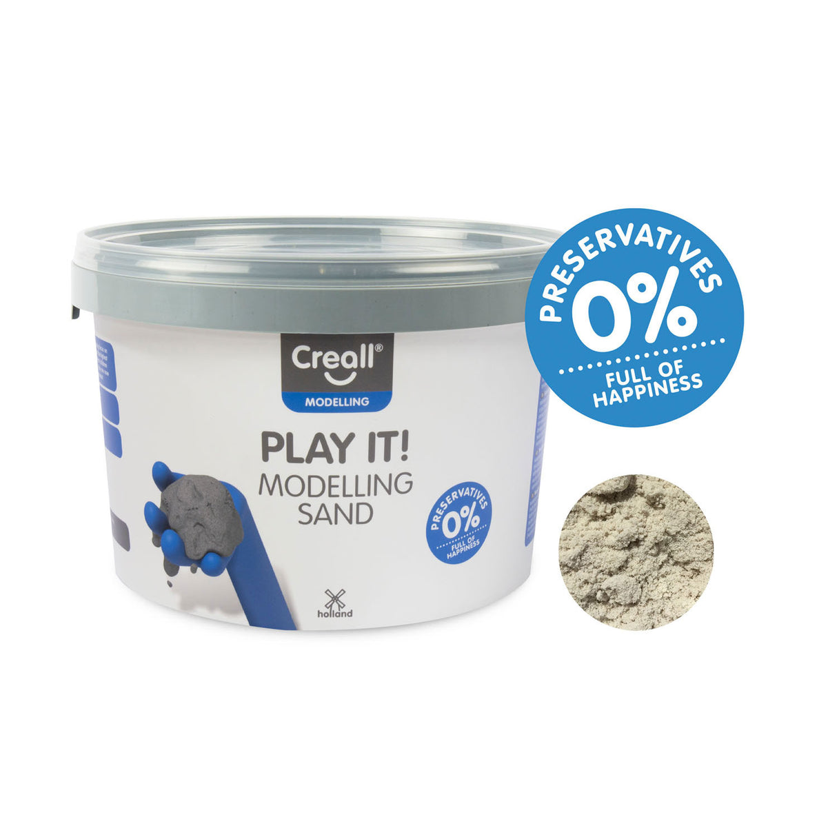 CreAl Play It Speelzand Naturel, 2500gr.