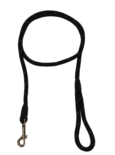 Rosewood Dog Leash Rope Black Blue