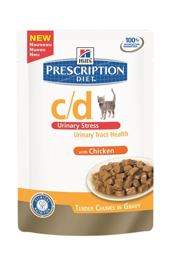 Hill's Recept Diet Diet Hill's Feline C D Stres Stress Chicken