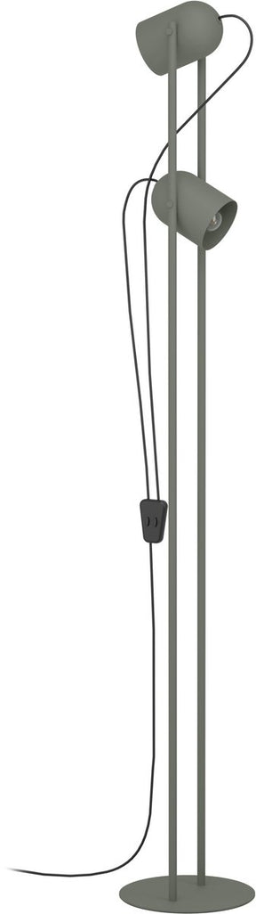 Eglo tilston vloerlamp - leeslamp - e14 - 142.5 cm - groen - kantelbaar