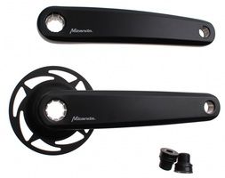 Miranda e-bike crankset 2 ISIS 170mm black + R-ring 857720