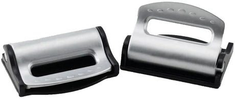 Hp gurtentspanner safety belt stopper pair, black silver