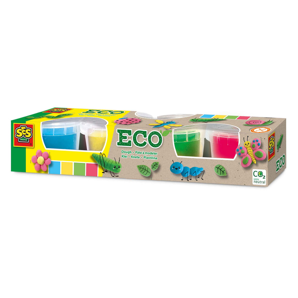 SES Eco Clay, 4 farger