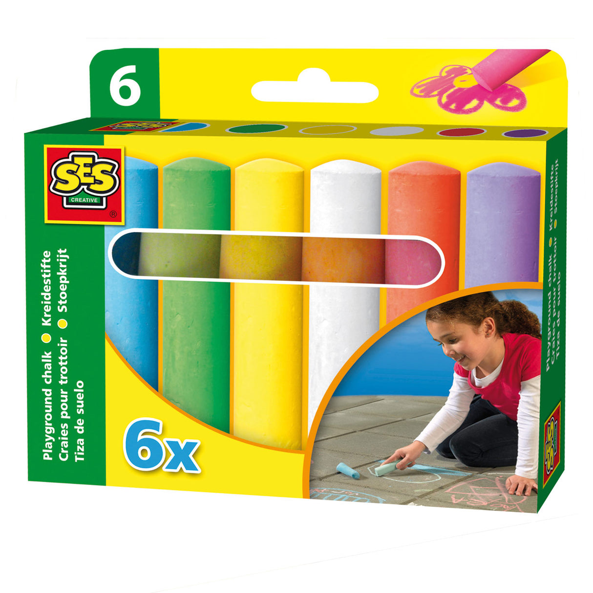 SES Sidewalk Chalk, 6 ..