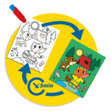 Ses creative ses kleuren met water kleurboek - op reis