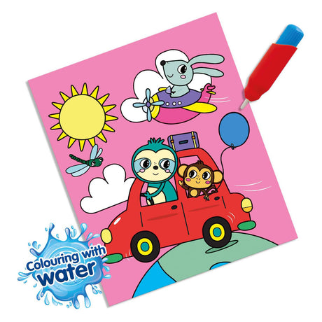 Ses creative ses kleuren met water kleurboek - op reis