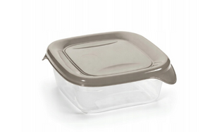 Curver verse go voedselcontainer 0,8l vierkant beige
