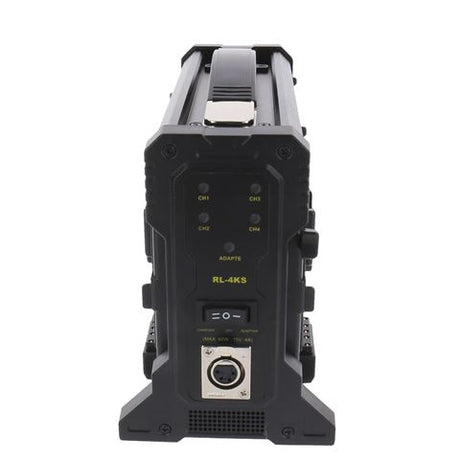 Rolux acculader rl-4ks voor 4 x v-mount accu